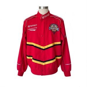 Firestone Racing Target‎ Ganassi 4X Champions Jacket XL Red 90s IndyCar